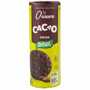 Galletas SANTIVERI Cacao 0% Azúcar Bolsa 200g