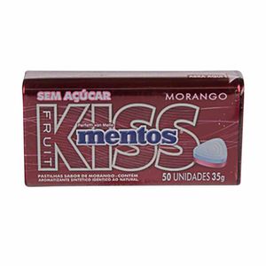 Caramelos MENTOS Kiss Fresa Lata 35g