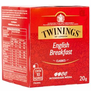 Té Negro TWININGS English Breakfast Caja 10un