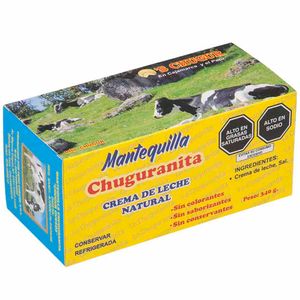 Mantequilla LA CHUGURANITA Caja 240g