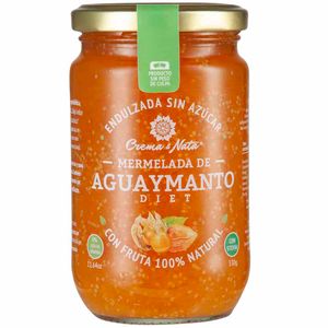 Mermelada de Aguaymanto CREMA&NATA Diet sin Azúcar Frasco 330g
