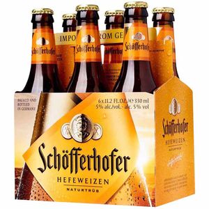Cerveza SCHOFFERHOFE 6 Pack Botella 330ml