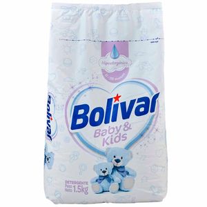 Detergente en polvo BOLÍVAR Baby & Kids Bolsa 1.5Kg