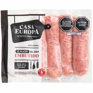Chorizo Precocido Parrillero CASA EUROPA Empaque 500g