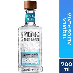 Tequila Blanco OLMECA ALTOS Plata Botella 700ml