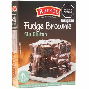 Mezcla KATZEL Fudge para Brownie Sin Gluten Caja 360g