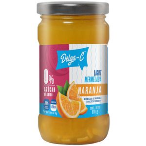 Mermelada DELGA-C Naranja sin azúcar Frasco 310Gr