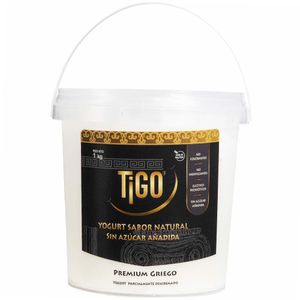 Yogurt Griego TIGO Natural Sin Azúcar Pote 1Kg