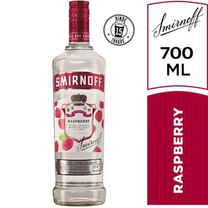 Vodka SMIRNOFF Raspberry Botella 700ml
