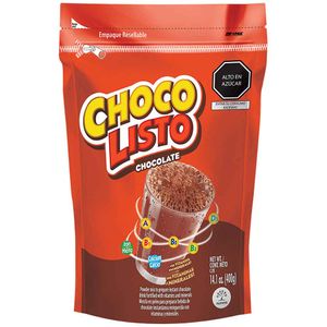 Fortificante en polvo CHOCOLISTO Chocolate Bolsa 400Gr