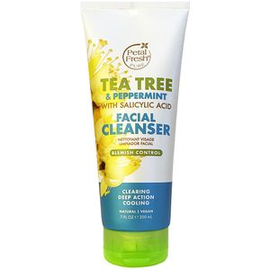 Facial Cleanser PETAL FRESH Tea Tree & Pepermint Frasco 200ml