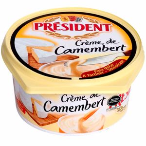 Crema de Queso Camembert PRÉSIDENT Pote 125g