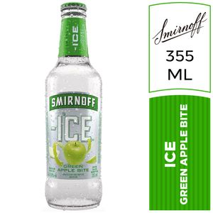 Licor Preparado SMIRNOFF Ice Green Apple Botella 355ml