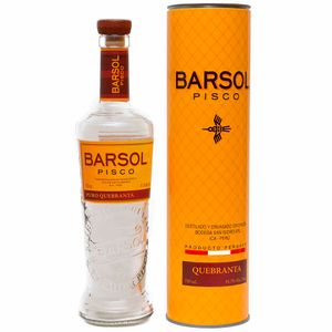 Pisco BARSOL Quebranta Botella 750ml