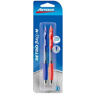 Bolígrafo ARTESCO Retro Ball - M Blister 2un