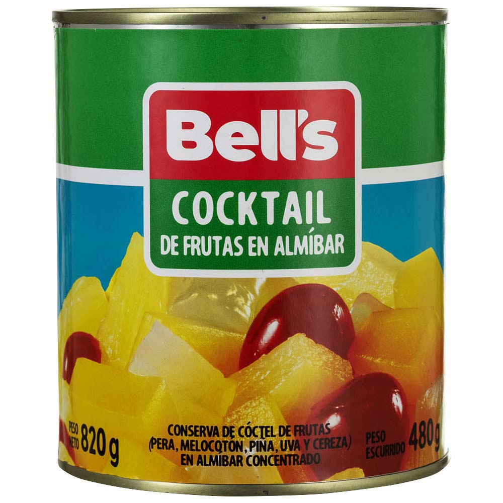 llegar extraterrestre Distribución Cocktail de Frutas BELL'S en Almíbar Lata 820g | Vivanda
