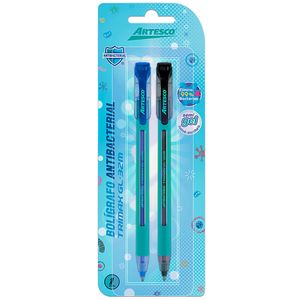 Bolígrafo ARTESCO Trimax GL-32M Antibacterial Paquete 2un