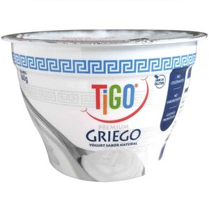 Yogurt TIGO Premium Estilo Griego Natural Vaso 160g