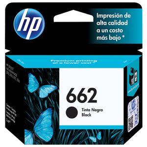 Cartucho de Tinta HP 662 Negro