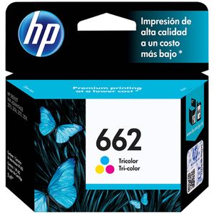 Cartucho de Tinta HP 662 Tricolor