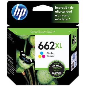 Tinta HP 662XL Tricolor
