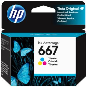 Cartucho para Impresora HP 667 Tri-Color