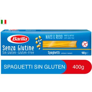 Fideos Spaghetti BARILLA sin Gluten Caja 400g