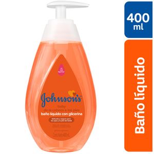 Jabón para Bebé JOHNSON'S BABY Baño Líquido con Glicerina Frasco 400ml