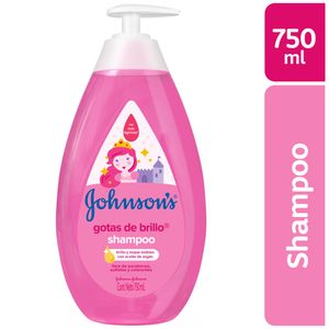 Shampoo para Bebé JOHNSON'S BABY Gotas de Brillo Botella 750ml