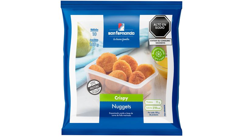 Nuggets de Pollo Crispy SAN FERNANDO Paquete 10un | Vivanda