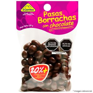 Chocolate 2 CERRITOS con Pasas Bolsa 125g