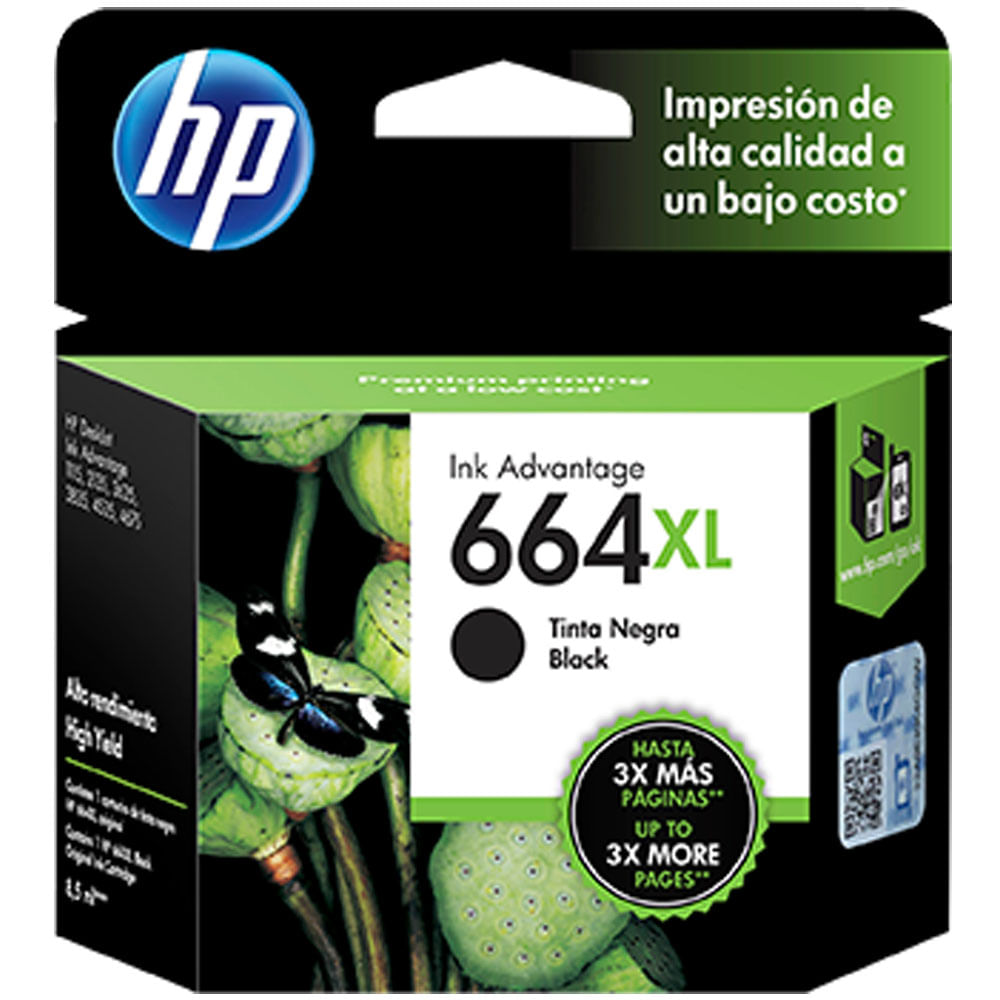Tinta HP 664XL Negro | Vivanda