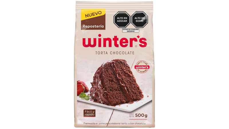 Premezcla WINTER'S Torta de Chocolate Caja 500g | Vivanda