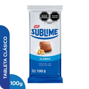 Chocolate SUBLIME Clásico Tableta 100g
