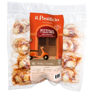 Pizzitas Mix Cocktail IL PASTIFICIO Plevisani Bolsa 32un