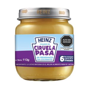 Colado HEINZ Ciruela y Pasas Frasco 113g