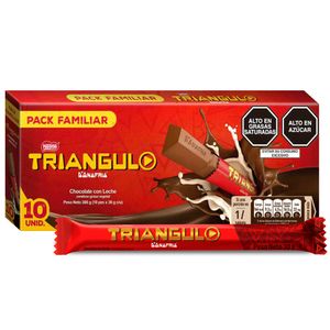 Chocolate TRIÁNGULO Clásico Caja 10un