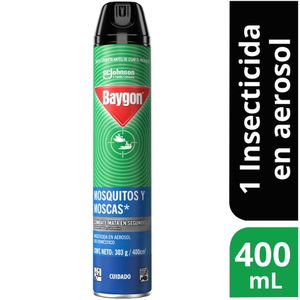 Insecticida en Aerosol BAYGON Mata Moscas Frasco 400ml
