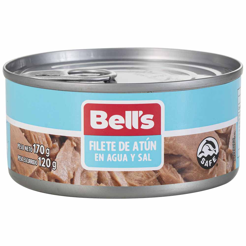 Filetes De Atún Bells En Agua Y Sal Lata 170g Vivanda 