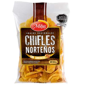 Piqueo GELCE Chifles sabor norteño con canchita Bolsa 160Gr