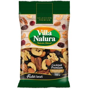 Frutos Secos VILLA NATURA Cocktail Premium Bolsa 150g