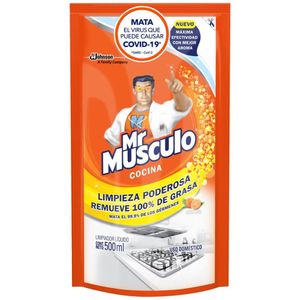 Antigrasa MR MÚSCULO Cocina Naranja Repuesto Doypack 500cm3