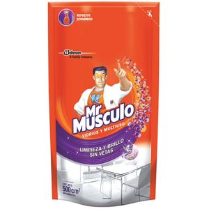 Limpia Vidrios MR. MÚSCULO Lavanda Doypack 500ml