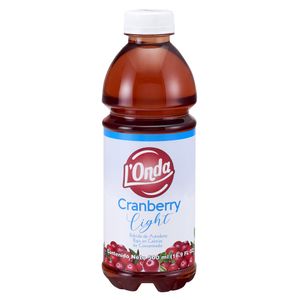 Jugo de fruta L'ONDA Cranberry con splenda Botella 500Ml