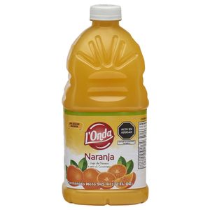 Jugo de fruta L'ONDA Naranja Botella 945Ml