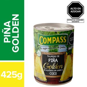 Piña Golden en Trozos COMPASS Lata 425g