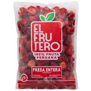 Fresa Entera Congelada EL FRUTERO Bolsa 1Kg