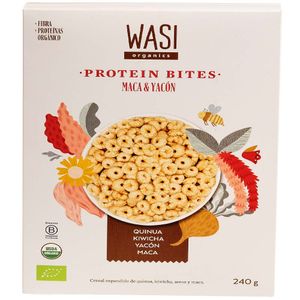 Cereal WASI Protein Bites Maca y Yacón Caja 240g