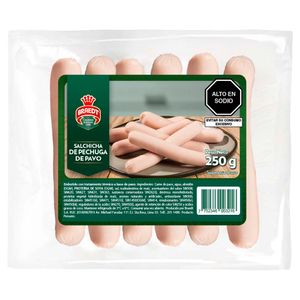 Salchicha BRAEDT Pechuga de Pavo Paquete 250g