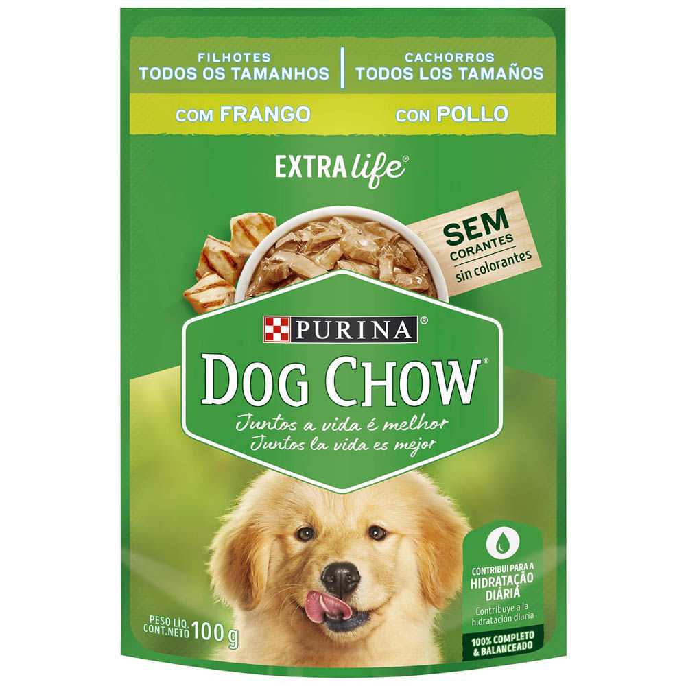 dog chow pouch